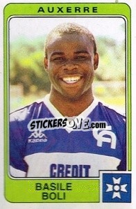 Sticker Basile Boli - Football France 1985-1986 n. 16 - Panini
