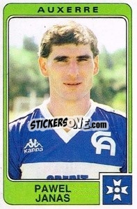 Sticker Pawel Janas - Football France 1985-1986 n. 17 - Panini