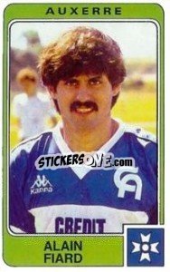 Sticker Alain Fiard - Football France 1985-1986 n. 20 - Panini
