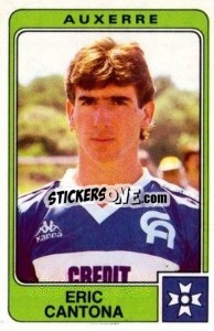 Sticker Eric Cantona - Football France 1985-1986 n. 25 - Panini