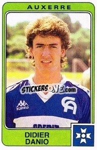 Figurina Didier Danio - Football France 1985-1986 n. 26 - Panini