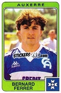 Sticker Bernard Ferrer - Football France 1985-1986 n. 27 - Panini