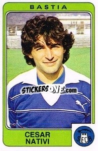 Sticker Cesar Nativi - Football France 1985-1986 n. 32 - Panini