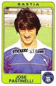 Cromo Jose Pastinelli - Football France 1985-1986 n. 33 - Panini