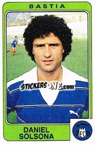 Figurina Daniel Solsona - Football France 1985-1986 n. 37 - Panini
