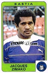 Sticker Jacques Zimako - Football France 1985-1986 n. 42 - Panini