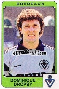 Cromo Dominique Dropsy - Football France 1985-1986 n. 44 - Panini