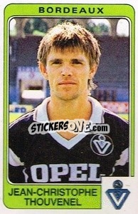 Figurina Jean-Christophe Thouvenel - Football France 1985-1986 n. 45 - Panini