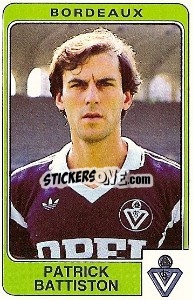 Sticker Patrick Battiston - Football France 1985-1986 n. 47 - Panini