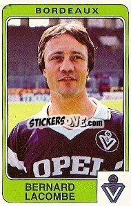 Sticker Bernard Lacombe - Football France 1985-1986 n. 55 - Panini