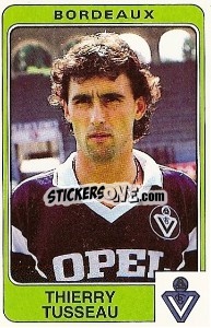 Figurina Thierry Tusseau - Football France 1985-1986 n. 56 - Panini