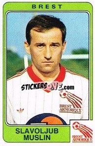Sticker Slavoljub Muslin - Football France 1985-1986 n. 62 - Panini