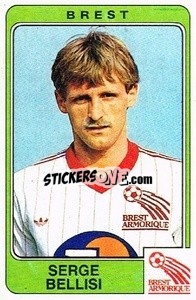 Sticker Serge Bellisi - Football France 1985-1986 n. 65 - Panini