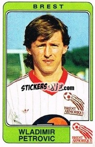 Sticker Wladimir Petrovic - Football France 1985-1986 n. 66 - Panini