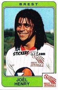 Sticker Joel Henry - Football France 1985-1986 n. 68 - Panini