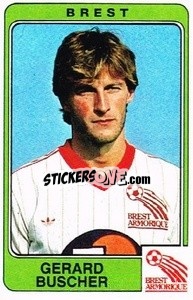 Sticker Gerard Buscher - Football France 1985-1986 n. 70 - Panini