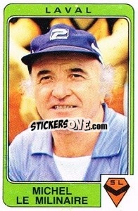 Sticker Michel Le Milinaire - Football France 1985-1986 n. 73 - Panini