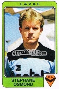 Sticker Stephane Osmond - Football France 1985-1986 n. 74 - Panini