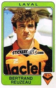 Sticker Bertrand Reuzeau - Football France 1985-1986 n. 75 - Panini