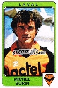 Sticker Michel Sorin - Football France 1985-1986 n. 77 - Panini
