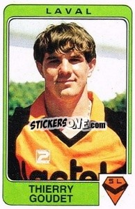 Figurina Thierry Goudet - Football France 1985-1986 n. 80 - Panini