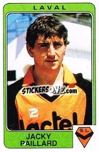 Sticker Jacky Paillard - Football France 1985-1986 n. 81 - Panini
