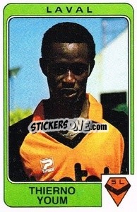 Sticker Thierno Youm - Football France 1985-1986 n. 84 - Panini
