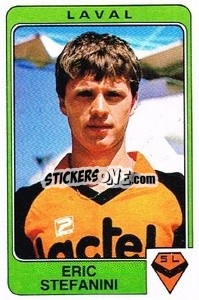 Sticker Eric Stefanini - Football France 1985-1986 n. 85 - Panini