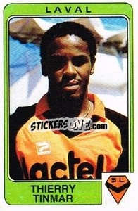 Figurina Thierry Tinmar - Football France 1985-1986 n. 86 - Panini