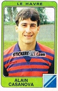 Figurina Alain Casanova - Football France 1985-1986 n. 89 - Panini
