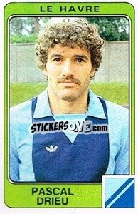 Sticker Pascal Drieu - Football France 1985-1986 n. 91 - Panini