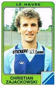 Sticker Christian Zajackowski - Football France 1985-1986 n. 93 - Panini