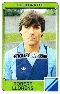 Sticker Robert Llorens - Football France 1985-1986 n. 96 - Panini