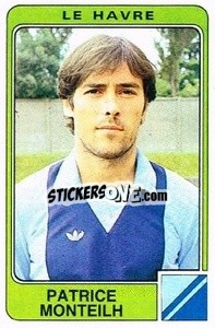 Sticker Patrice Monteilh - Football France 1985-1986 n. 97 - Panini