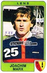 Sticker Joachim Marx - Football France 1985-1986 n. 103 - Panini