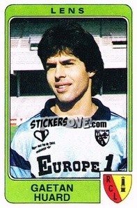 Sticker Gaetan Huard - Football France 1985-1986 n. 104 - Panini