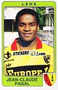 Sticker Jean-Claude Pagal - Football France 1985-1986 n. 105 - Panini