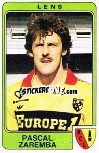 Figurina Pascal Zaremba - Football France 1985-1986 n. 106 - Panini