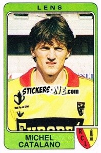 Sticker Michel Catalano - Football France 1985-1986 n. 108 - Panini