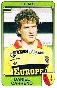 Sticker Daniel Carreno - Football France 1985-1986 n. 114 - Panini