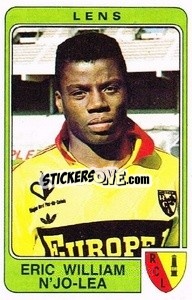 Sticker Eric William N'Jo-Lea - Football France 1985-1986 n. 115 - Panini