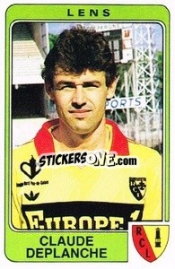 Sticker Claude Deplanche - Football France 1985-1986 n. 116 - Panini