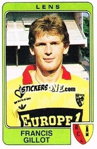 Sticker Francis Gillot - Football France 1985-1986 n. 117 - Panini