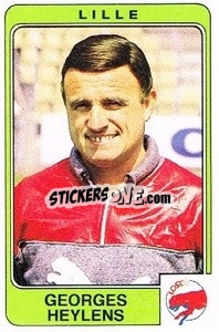 Figurina Georges Heylens - Football France 1985-1986 n. 118 - Panini