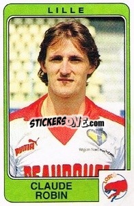 Sticker Claude Robin - Football France 1985-1986 n. 120 - Panini