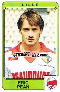 Sticker Eric Pean - Football France 1985-1986 n. 121 - Panini