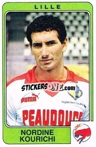 Cromo Nordine Kourichi - Football France 1985-1986 n. 122 - Panini