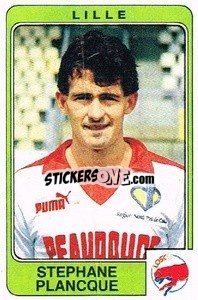 Cromo Stephane Plancque - Football France 1985-1986 n. 127 - Panini