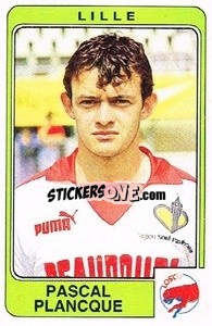Cromo Pascal Plancque - Football France 1985-1986 n. 128 - Panini
