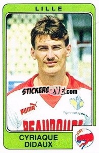 Sticker Cyriaque Didaux - Football France 1985-1986 n. 130 - Panini